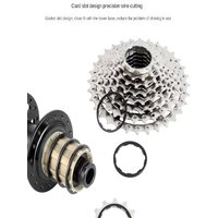 AliExpress NONE TOOPRE Bicycle Hub Washer 1/1.5/1.85/2/2.18/2.35mm Aluminum Alloy Bike Flywheel Hub Spacers Road Bike Cassette Flywheel Spacer
