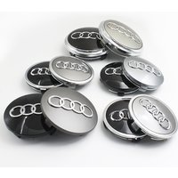 4 pièces 60mm 61mm 68mm 69mm 77mm Cache-moyeux de roue de voiture Accessoires automobiles pour Sline A1 A3 A4 A5 A6 C5 Q3 Q5 TT B8 B7 Etron