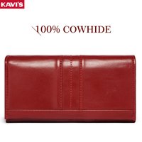 Damen Clutch Bag Echt leder Brieftaschen Mode weibliche Handy Geldbörse RFID Blocking Kreditkarten halter mit Reiß verschluss tasche