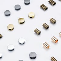 3 pcs Bronze Golden Metal Button for Traveler's Notebook Decorations DIY Elastic Band Rope Colorful Tie Buckle Accessory