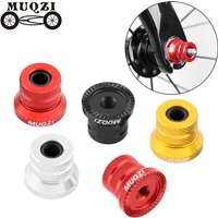 MUQZI 1 Pair Quick Release Lever Skewers Screw M5 Hub Front Rear Skewers Bolt MTB Road Fixed Gear Bike Wheel Hub Parts
