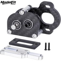 48P Carbon Fiber Portal Transmission Ultra Light Gearbox for 1/10 LCG Chassis Axial Capra SCX10 III AR45P Comp Builds