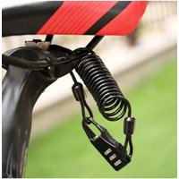 AliExpress NONE Mountainbike Wire Lock Safety Lock Multifunctional Helmet Lock Bicycle Motorcycle Electric Vehicle Portable Password Cable Lock