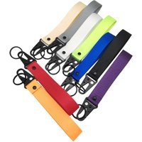 Newest JDM Style Fashion Solid Color Keychain Lanyard Business Gift Key Chain for JDM Car Motorcycle Keychain Key Ring