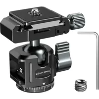 Leaplight Low Profile Camera Tripod Ball Head 360° Rotating Ballhead w/ Arca Swiss Quick Release Plate for Tripod Phone Holder