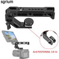sgrium Universal ARRI Locating Top Handle 3/8 screw, Grip with Cold Shoe For DSLR Cage for SONY for Nikon Camera Cage