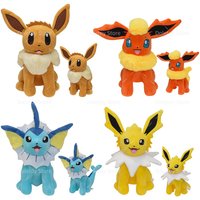 Hot Pokemon Plush Sylveon Leafeon Umbreon Vaporeon Glaceon Soft Anime Dolls Throw Pillow Stuffed Animal Birthday Gift for Kids