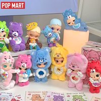 Genuine Popmart Care Bears × Zsiga Series Figurine Blind Box Kawaii Popmart Anime Characters Mystery Box Kids Trendy Xmas Gift