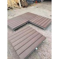 Easy Assembled Outdoor Anti-corrosion Modules Platform , Yard, Camping, Flat packaging Plastic Wood Platform