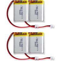 Soshine 803040 Lithium Li-Ion Polymer Battery 3.7V 803040 1000mAh LIPO Batteries for Remote Control IPod Bluetooth Speaker GPS