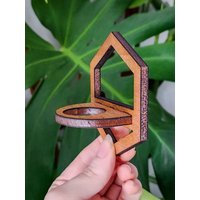 Wood Hydroponic Plant Rack for Home Wall Decor Vase Rack Wooden Wall Hanging Shelve Plant Flower Arrangement Plant Hangers