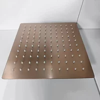 Square Rain Shower Head 304 Stainless Steel Ceiling Mount Bath Shower Head Brushed Gold, Gun Metal Grey, Black, rose gold, White