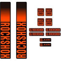 1 Set RockShox Judy Fork Style Gradient Multi-color Waterproof Vinyl Decals for MTB Suspension Fork Decor