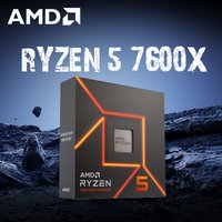 AMD Ryzen 5 7600X Gaming Processor: 6-Core 12-Thread | Up to 5.3GHz | Socket AM5 Unlocked | Wraith Stealth Cooler Included