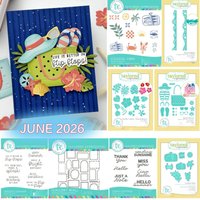 Beach Bound Gallery Wall Metal Cutting Dies Clear Stamps for DIY Scrapbook Embossed Handcraft Gift Card Decoration Summer 2026