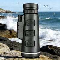 40X60 Telescope Professional Monocular Powerful Long Field Of View Waterproof Design Suitable For Hunting Football Game Outdoor