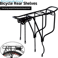 1 Set 250kg Load Capacity Shelf Back Seat Bicycle Rear Luggage Cargo Rack Portable Sturdy Carrier Mountain Bike Bicycle 【AliS8】