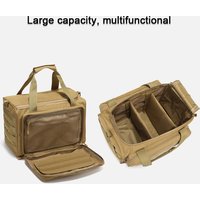 Tactical Short Gun Bag Waterproof Shoulder Bag Tactical Accessories Training Shooting Range Shooting Equipment Bag