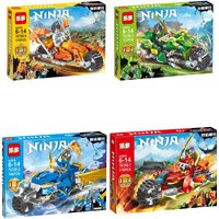 Modern Street Scene Modifiable Motorcycle Mecha Toy Blocks Educational Small Particles Four-in-One Combination Building Toys