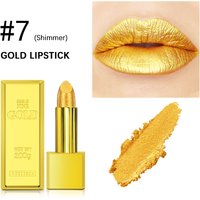 Velvet Brick Lipstick - Long-Lasting, Waterproof Non-Fading Matte Finish Premium Solid Lipstick for a Romantic Look - Perfect