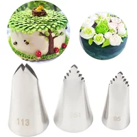 #95#951#113 Rose Leaves Nozzles Icing Piping Nozzles For Decorating Cakes Cupcake Pastry Tips Cake Decorating Tools Cream Nozzle