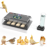 12 full-automatic chicken, duck and bird egg incubators Automatic egg turning intelligent constant temperature incubator