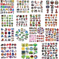 MIX Sports Series Shoe Charms Colorful PVC Clog Buckle Decorations DIY Craft Supplies Party Favors Kids Birthday Gift