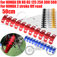 For HONDA CR250R CR125R CR300R CR500R CR85 CR 80 85 250 CR125 CR250 CR300 CR500 Exhaust Heat Shield Muffler Pipe Protector Cover