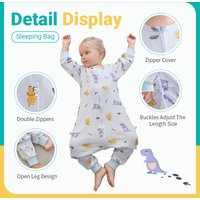 MICHLEY Cartoon Sleepsacks Baby With Detachable Sleeves For Boys Girls Children's Sleeping Bag Split-legged