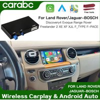 CARABC Wireless carplay Android Auto Fits For Land Rover Jaguar Bosch Discovery4 Evoque Freelander2 XF XJL XE Mirroring Decorde