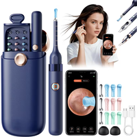 Ear Wax Removal Tool Camera with 1000W Pixels Visible Ear Cleaner Kit with Tweezers Ear Cleaning with Light Earpick for Adults