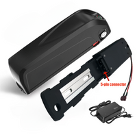 36V 48V 21Ah40Ah Lithium battery with charger, 5-pin Hai Long bottom tube battery, 250W, 350W, 500W battery pack 18650.00