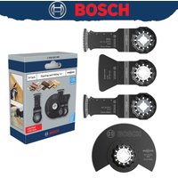 BOSCH 2608669089 Starlock Saw Blade Set For Floor Assembly 4-Pieces Multi-Tool Sturdy Durable Accessories