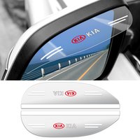 2Pcs Car Side Rear View Mirror Rain Eyebrow Visor Protector Sticker for Kia Sportage 3 Rio K2 Ceed Carnival Picanto Decoraion
