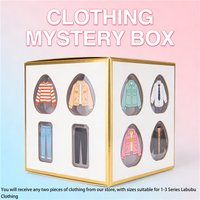 15 17cm For Labubu Doll Blind Box Outfit Clothes Lucky Bag Clearance Welfare Winter Summer Coat T Shirt Pants Ropa Clothing Gift