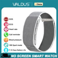 VALDUS VITRO ECG Smart Bracelet Heart Rate Blood Pressure Waterproof Long Battery Life Fitness SOS 2026 New NO Screen Smartwatch image 4
