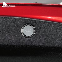 Real Soft Carbon Fiber Trunk Switch Button Frame Trim Sticker for Tesla Model 3 Highland 2024 Model Y Juniper 2025 2026 2027