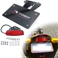 Motorcycle Rear Tail Tidy License Plate Holder Bracket Fender Eliminator kit Aluminum Black WR250R WR250X All Year For Yamaha