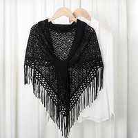 2025 New Women's Multiway Knit Scarf Wrap - Tassel Bandana Shawl, Boho Style for All Season Travel