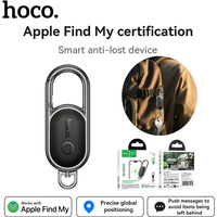 E91J Mini GPS Tracker SmartTag Keychain Compatible with iOS Find My App Anti-Lost Locator for Pet Dog Cat Child Car Key Wallet