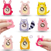 EDC cartoon finger spinner animal fidget spinner gashapon toy, small reward gift for children, student stress relief fun toy