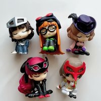 In Stock Genuine Persona P5 Shoulder To Shoulder Akechi Goro Sakura Futaba Cute Creativity Room Ornament Action Figure Model Toy