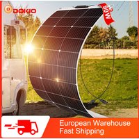 Dokio Brand 12V Flexible Solar Panel 90-540W Monocrystalline Solar Cell Solar Panel Kit For RV/Boat/Home system