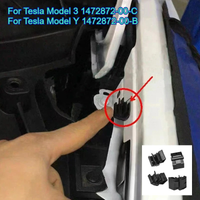 4PCS Front Bumper Box Buckle Hoods Trunk Clips Plastic Fixed Clip 1472872-00-B For Tesla Model 3 Y 2020-2021 Car Accessories