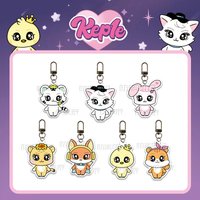 Idol Kep1er Periphery Cartoon Acrylic Keychain Bag Accessories Yujin Mashiro Chaehyun Dayeon Hikaru Yeseo Youngeun Fans Gifts