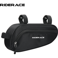 Portable Bike Frame Storage Bag MTB Road Bicycle Front Tube Frame Bag Waterproof Rainproof Outdoor Sport Riding Handlebar Pouch