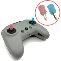 1Pair Remote Controller Joystick Thumb Stick Ends Rocker Control Lever Anti-slipping Cap for DJI FPV RC 2/RC 3 Drone Accessories