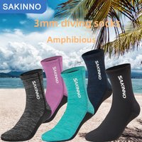 3mm Diving Neoprene Socks Boots Water Shoes Anti Slip Beach Unisex Warm Wetsuit Shoes Snorkel Surfing Swim Socks for Men Women