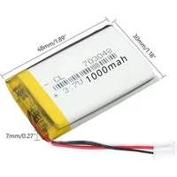 3.7V 1000mAh 703048 Lithium Polymer Rechargeable Battery for Early Education Machine Beauty Instrument Batteries Tools Diy MP4/5