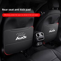 Car Seat Back Leather Anti- kick Scratch Mat For Audi Sline A1 A3 A4 A5 A6 A7 A8 B8 B9 B6 C6 Q2 Q3 Q5 Q7 Q8 TT S3 S4 S7 S8